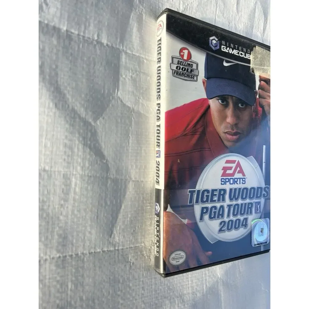 Tiger Woods PGA Tour 2004 Game, Both Discs & Manual, Missing One Disc